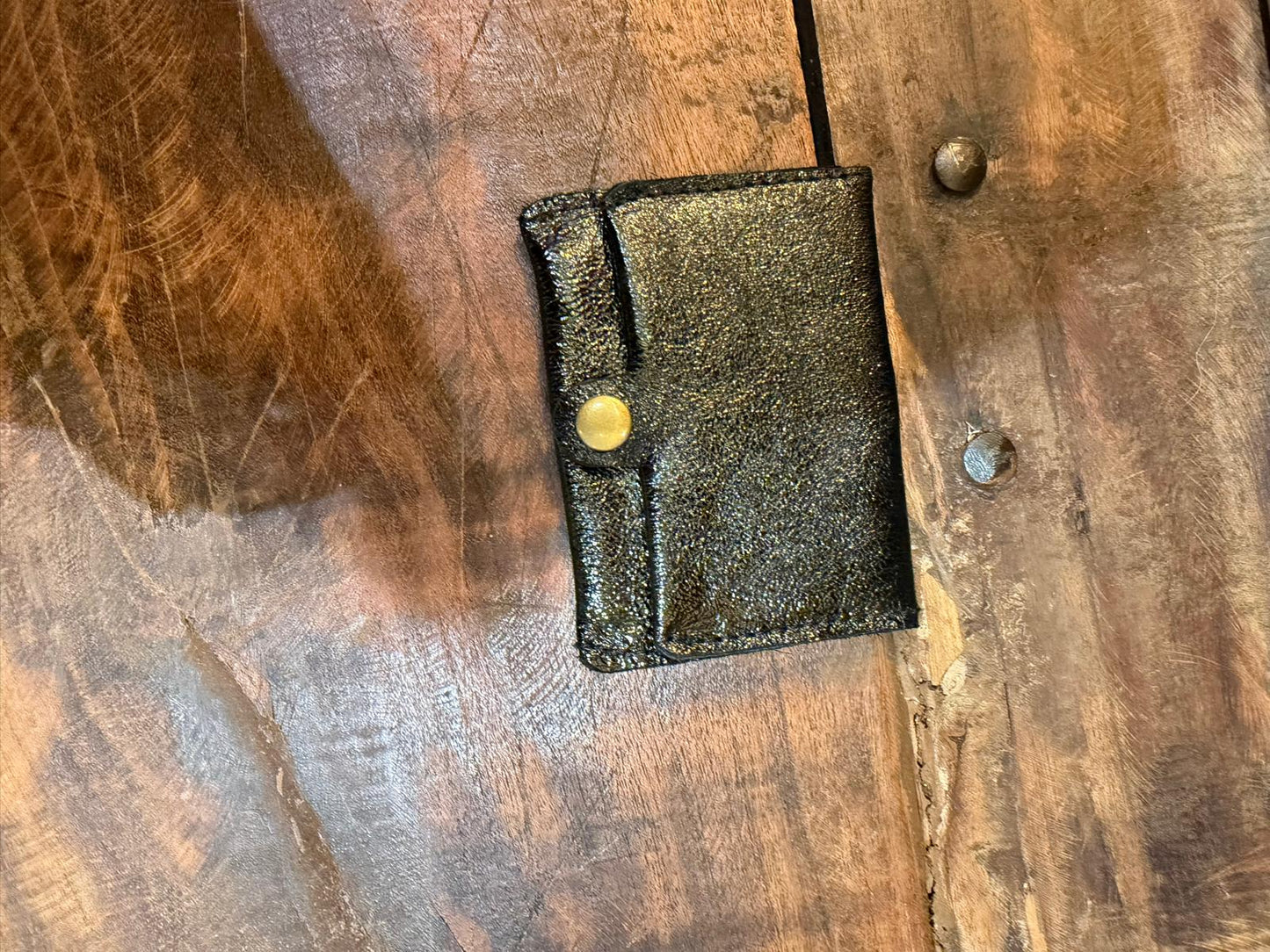Leather card holder - 7 colors