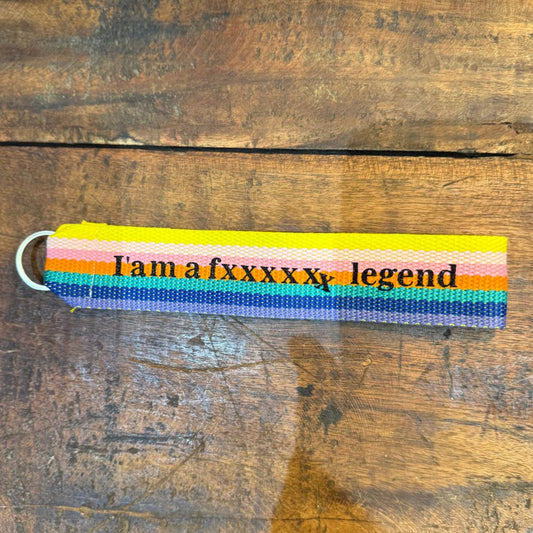 I'm a fxxxxxx legend n°4 key ring