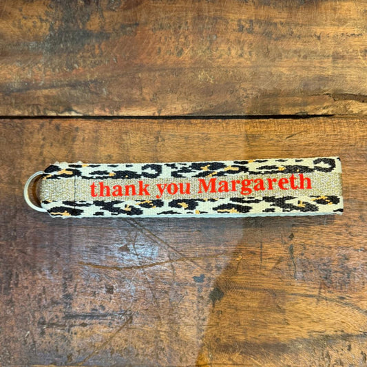 Thank You Margareth Keychain No.2