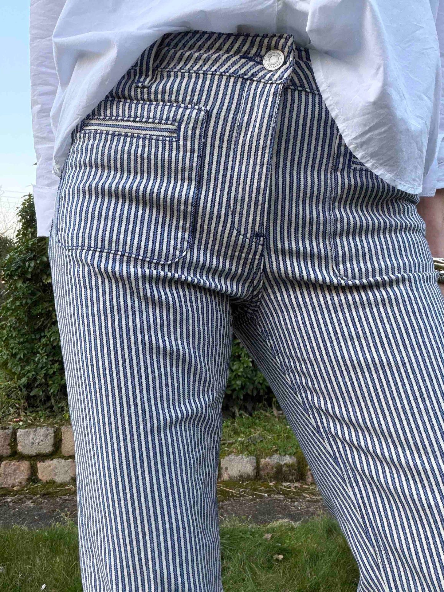 The Diana Portofino Stripes blue jeans - MKT Studio