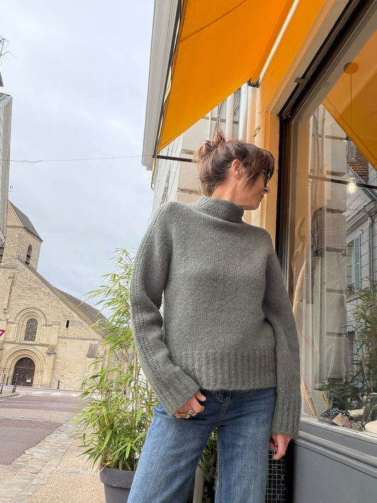 Pull Brima kaki- Maison Anje