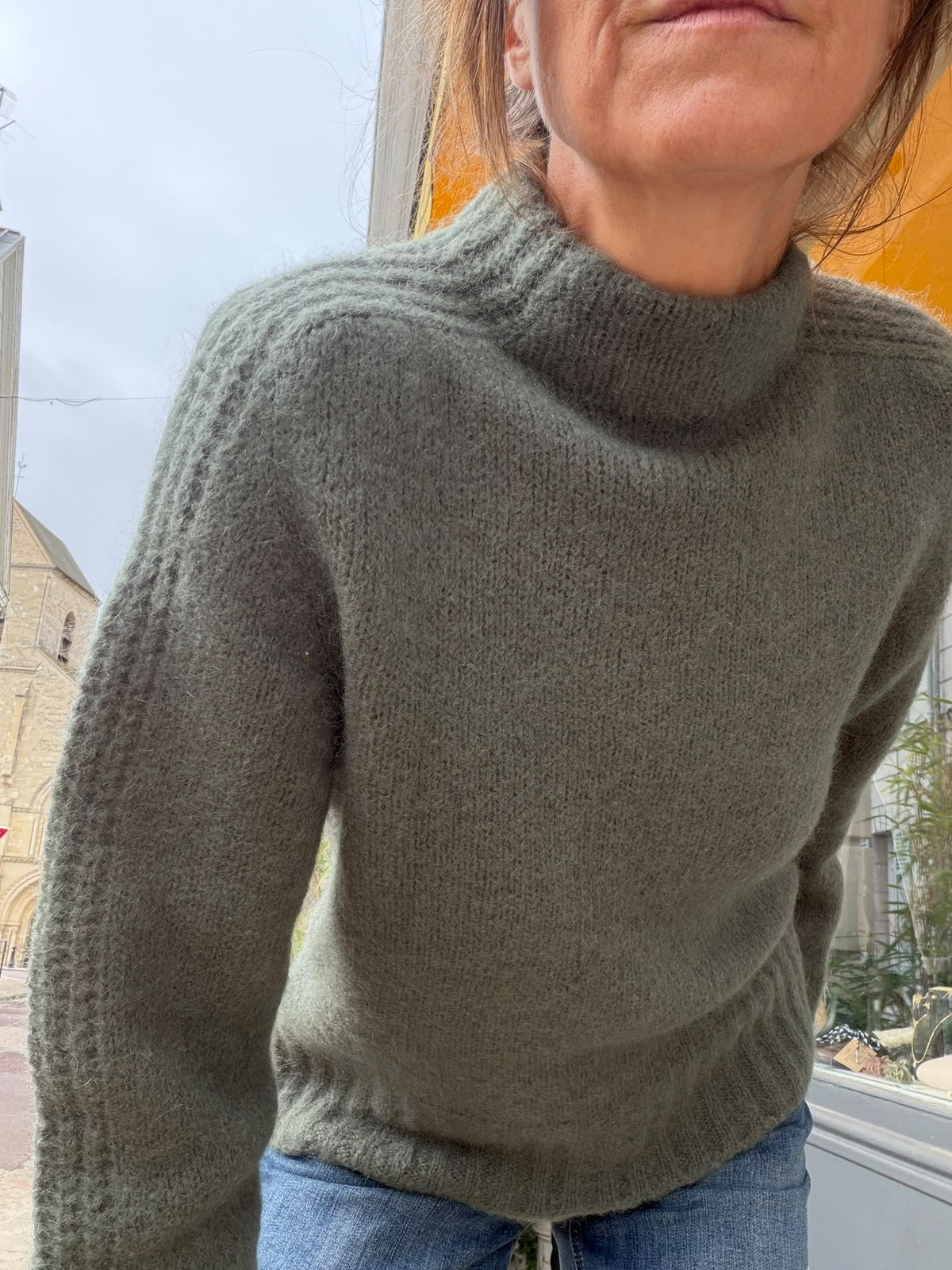 Pull Brima kaki- Maison Anje