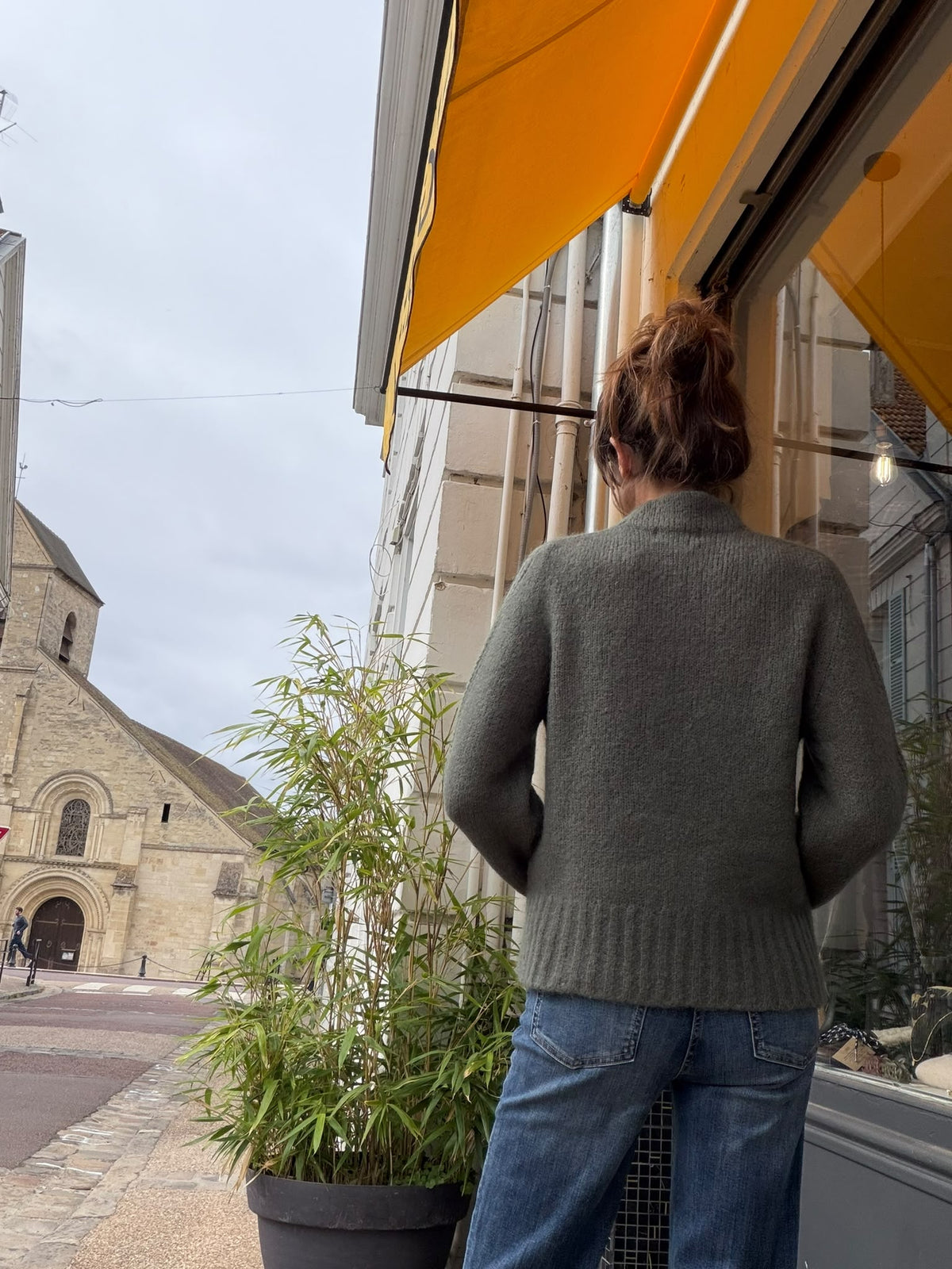Pull Brima kaki- Maison Anje