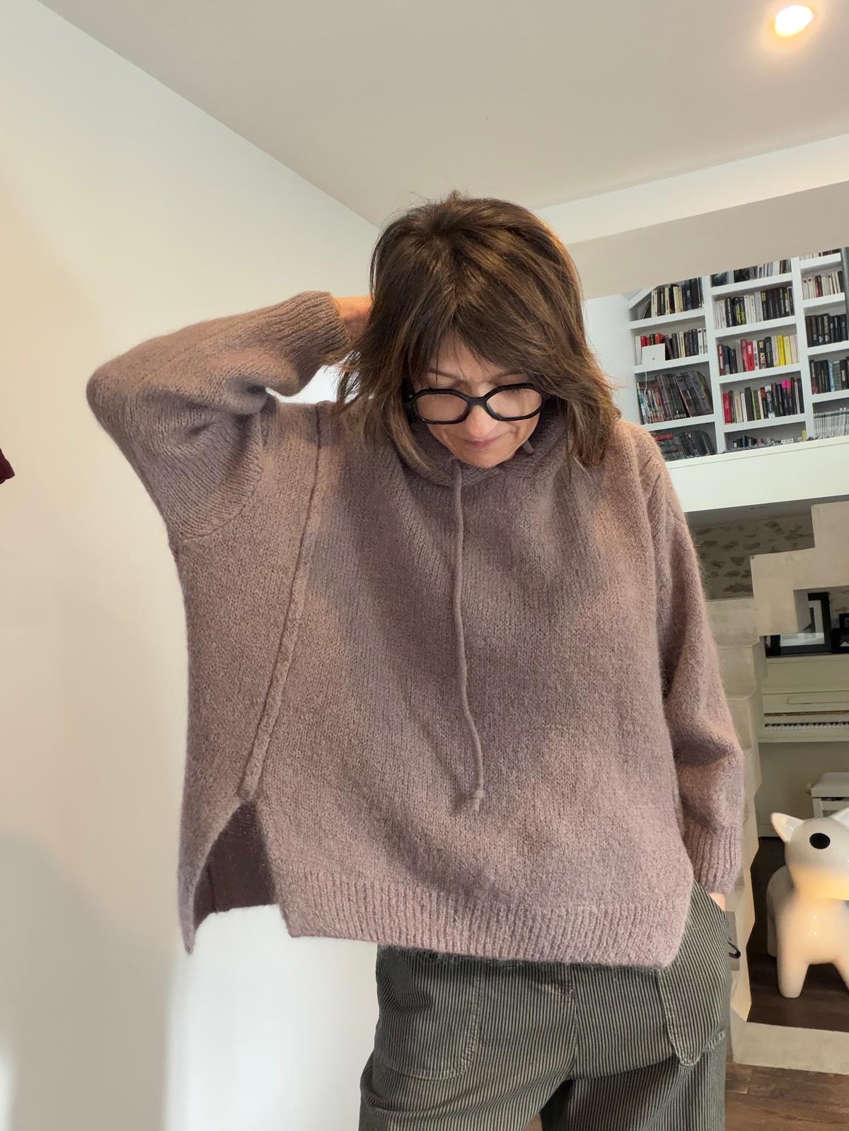 Lola hoodie - grey or ecru