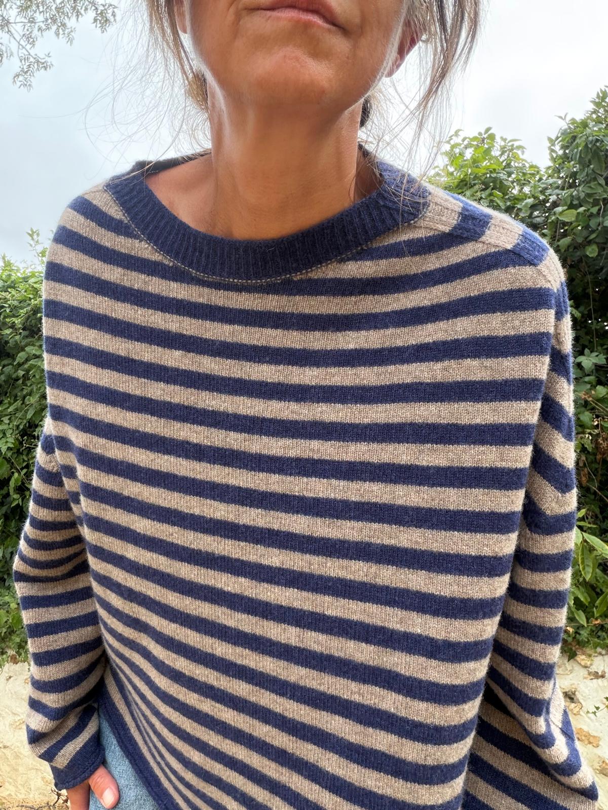 Oversized Vanessa striped jumper - 2 colours