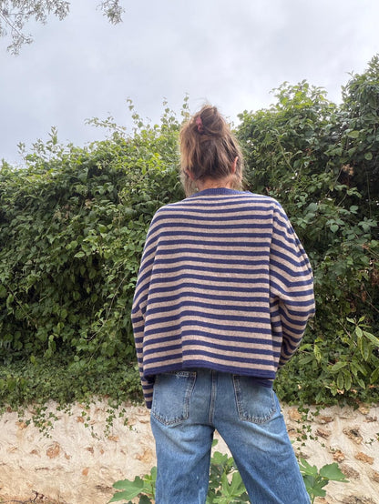 Oversized Vanessa striped jumper - 2 colours