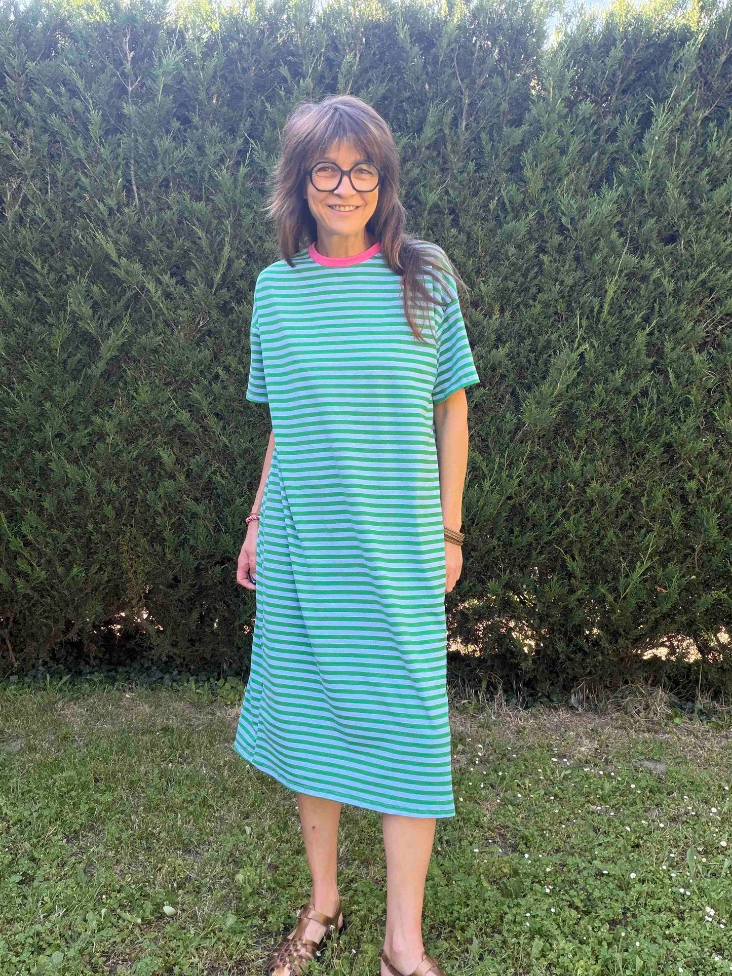 Robe t-shirt Rainbow green