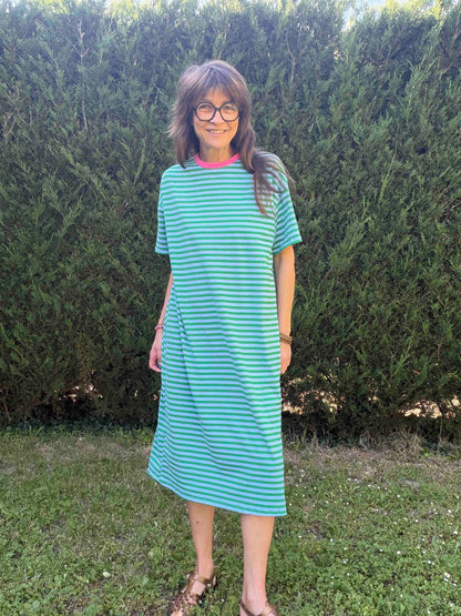 Robe t-shirt Rainbow green