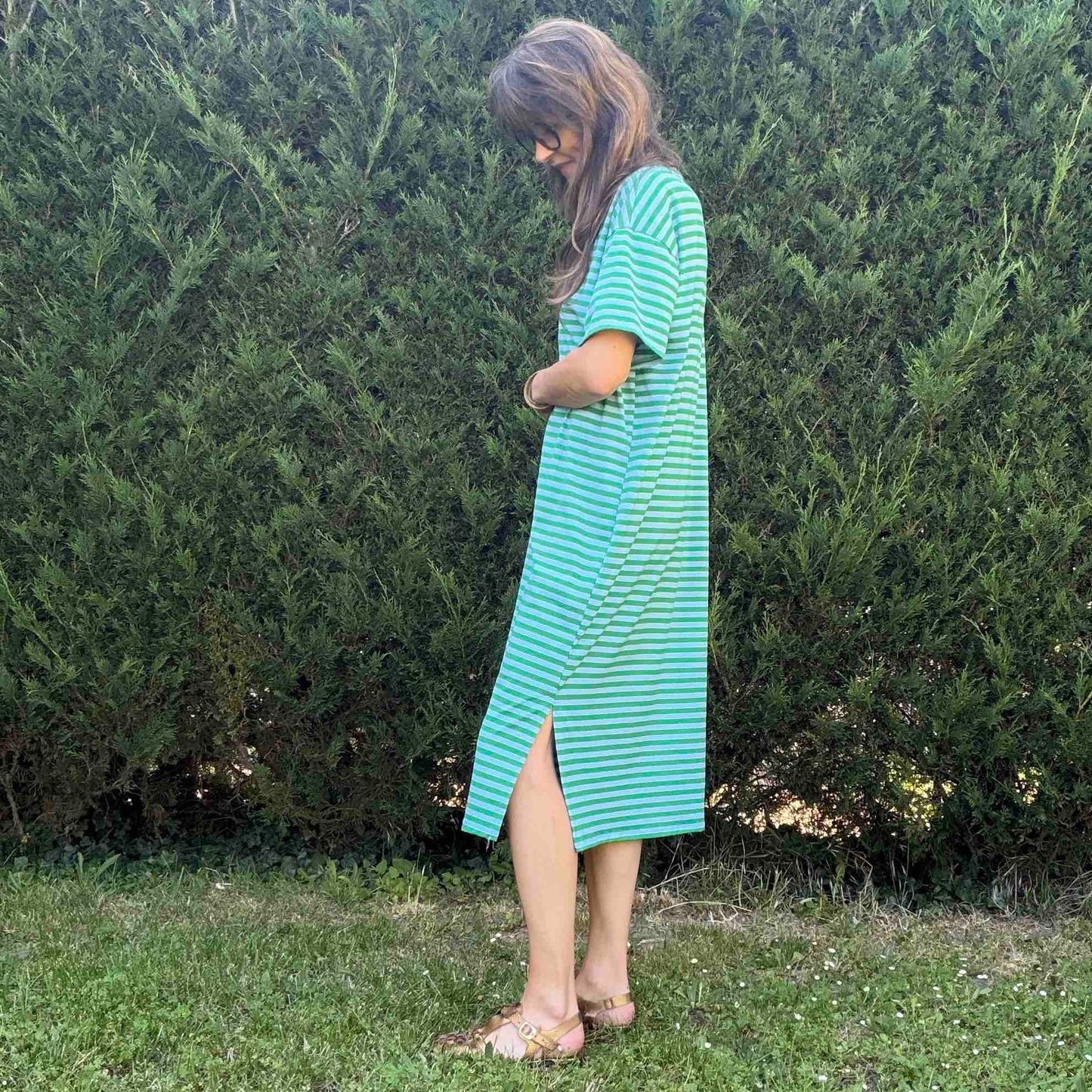 Robe t-shirt Rainbow green