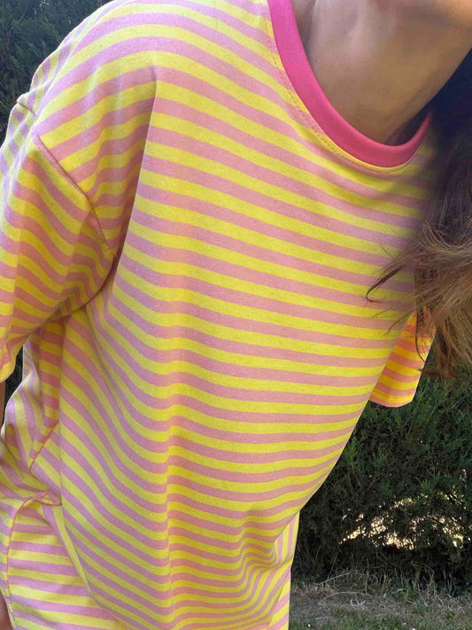 Robe t-shirt Rainbow yellow