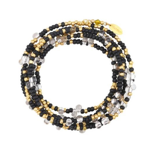 Bracelet/sautoir Riviera goutte 001 dark