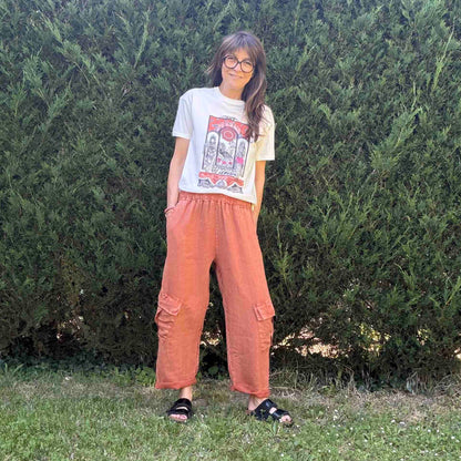 Pantalon cargo Jim rouille