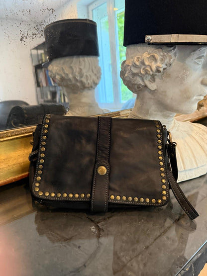 Sac en cuir Olivia black - petit format