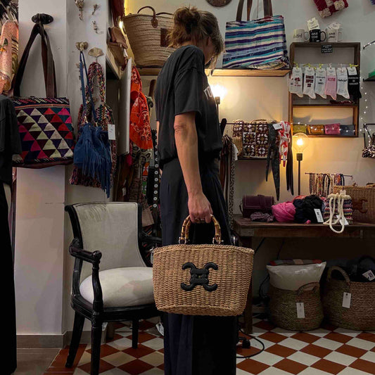 Sac panier Lola Black - sélection Thank You Margareth