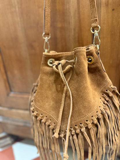 Sac seau Beth camel