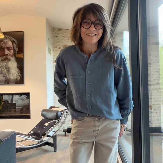 Chemise Salomé indigo - Hod Paris