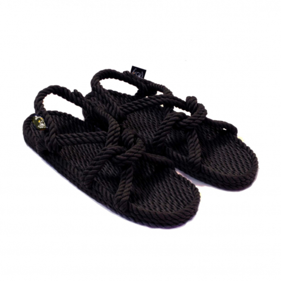 Moutain Momma black rope sandals - Nomadic State Of Mind