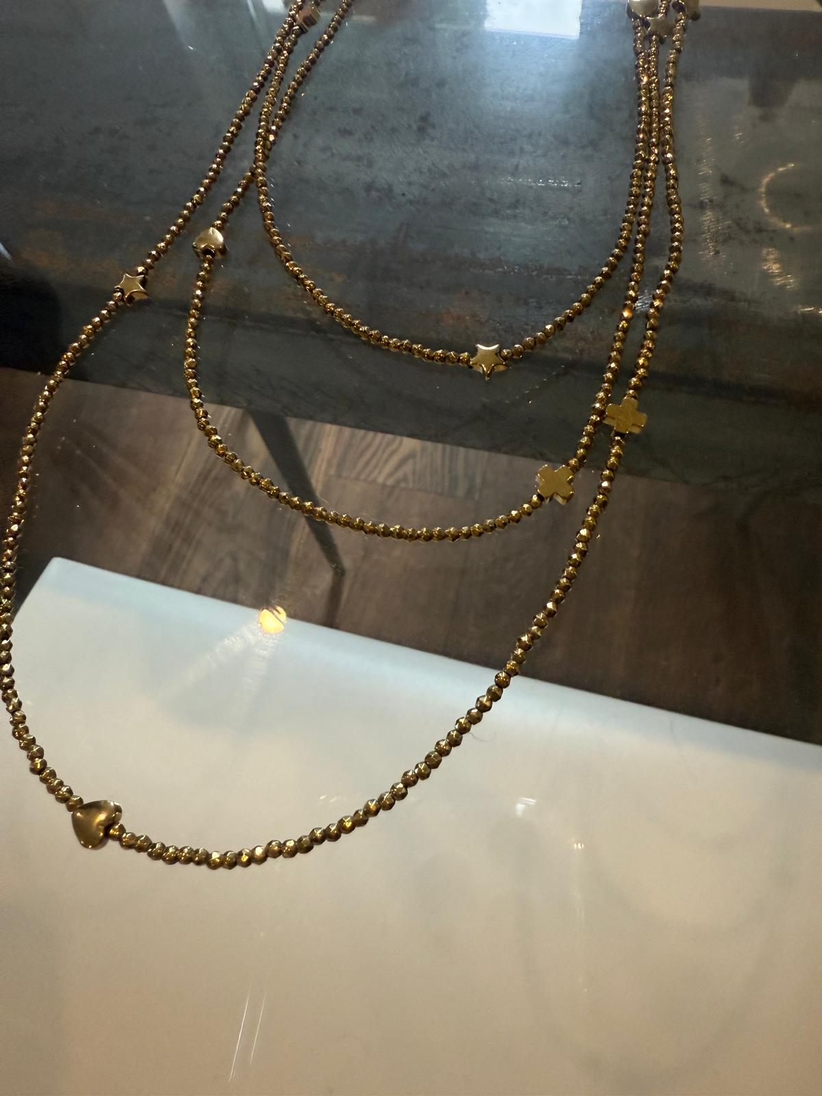 Collier sautoir Brigitte XXL - Le Monde est Stone