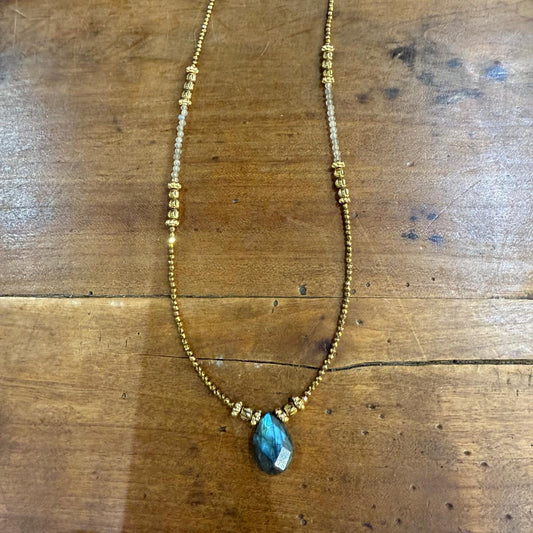 Sautoir Charly Labradorite