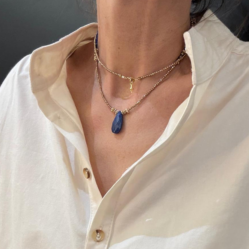 Sautoir Charly Lapis