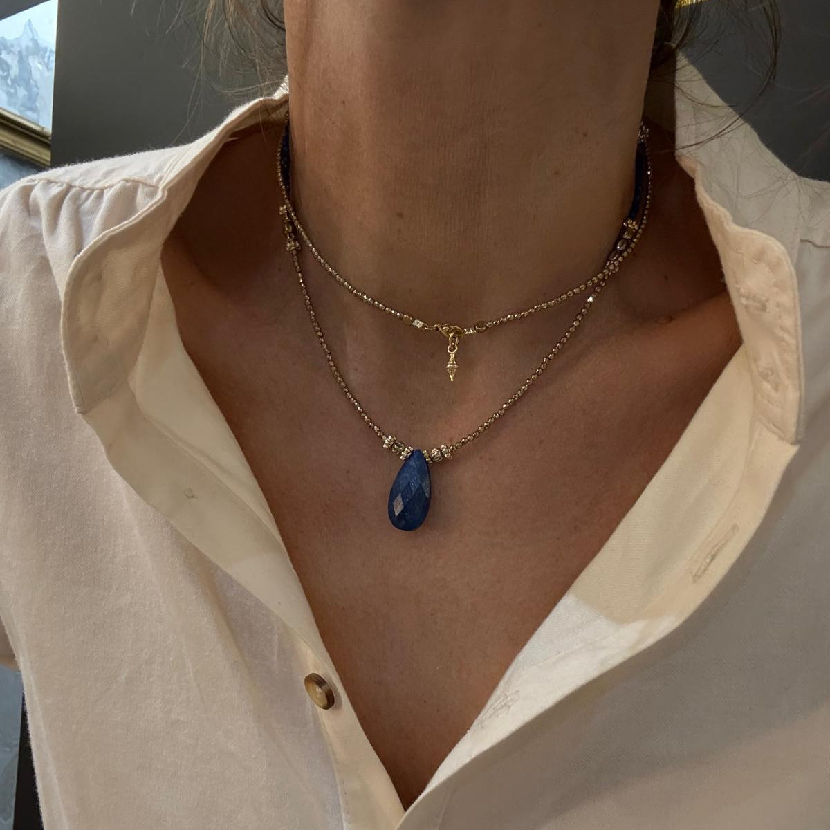 Sautoir Charly Lapis