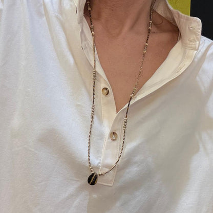 Sautoir Charly Oeil de tigre