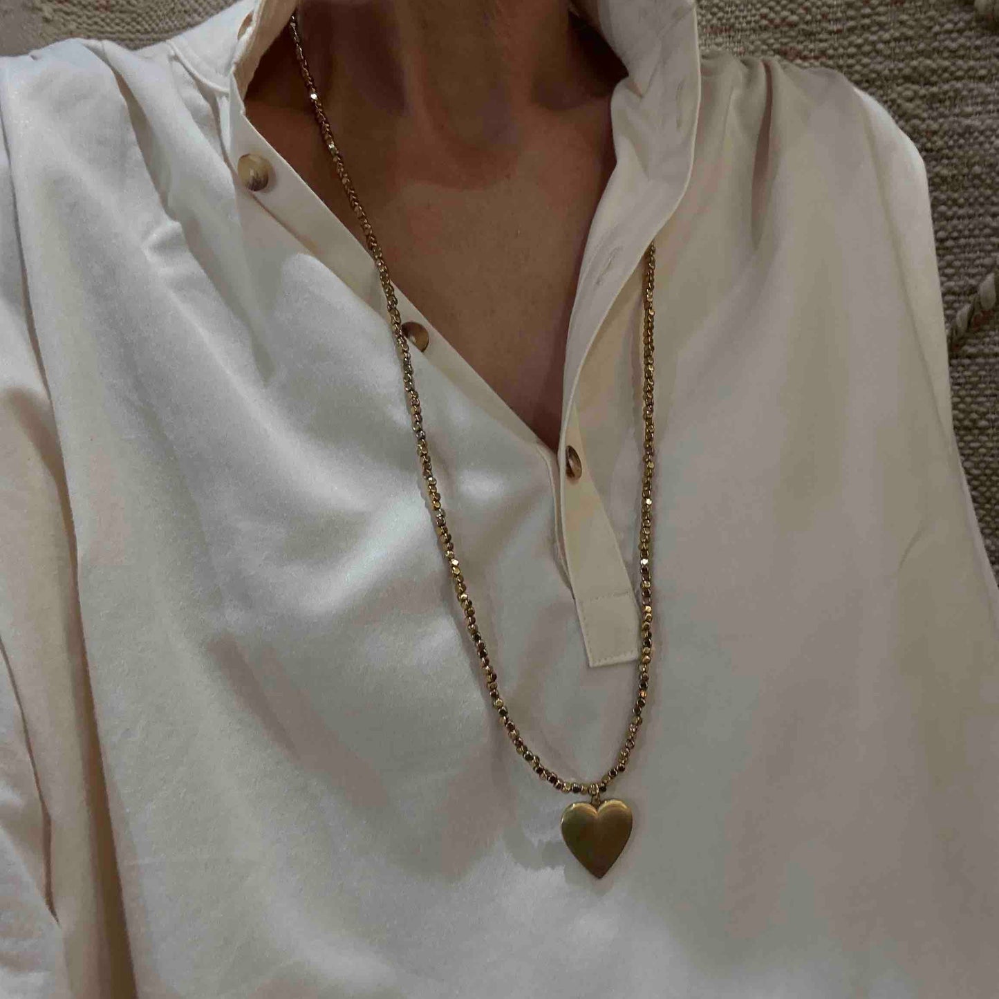 Corazon Long Necklace - The World is Stone