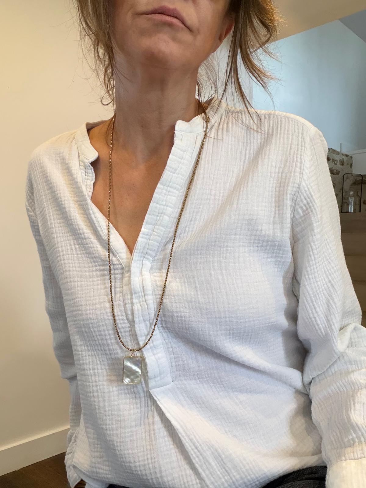 Sautoir Ex Voto carré ou ovale