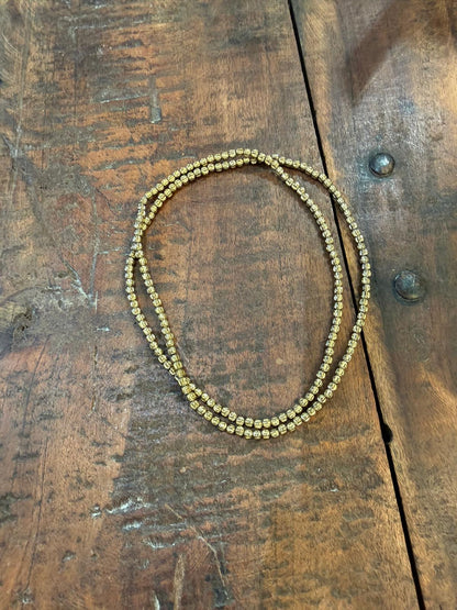 Sautoir hématites grosses perles