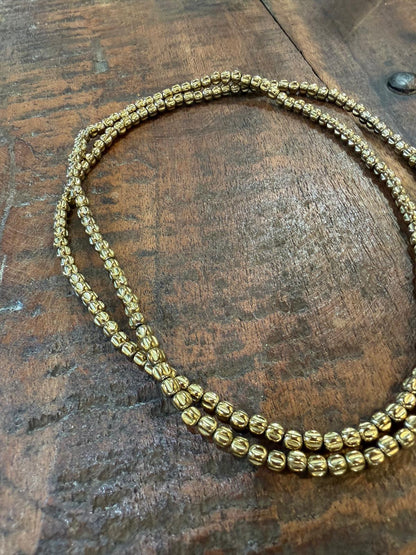 Sautoir hématites grosses perles