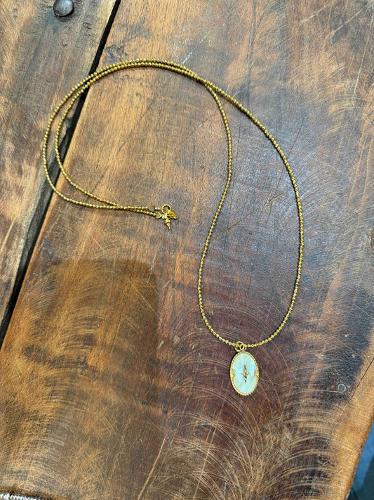 Sautoir Joan Amazonite