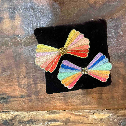 Broche Sérénity bleue ou rose - Nahua