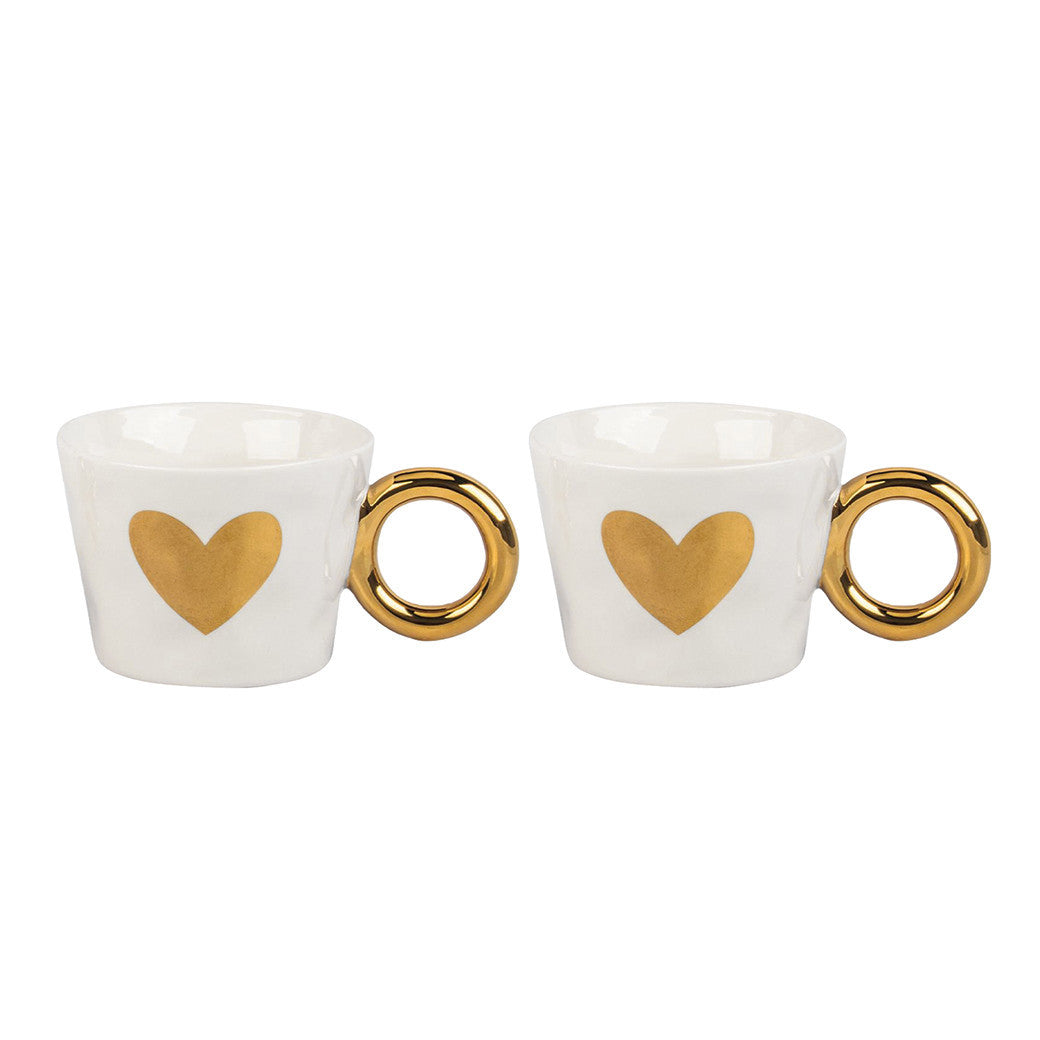 Set de 2 tasses malins calins coeur - Sélection Thank You Margareth