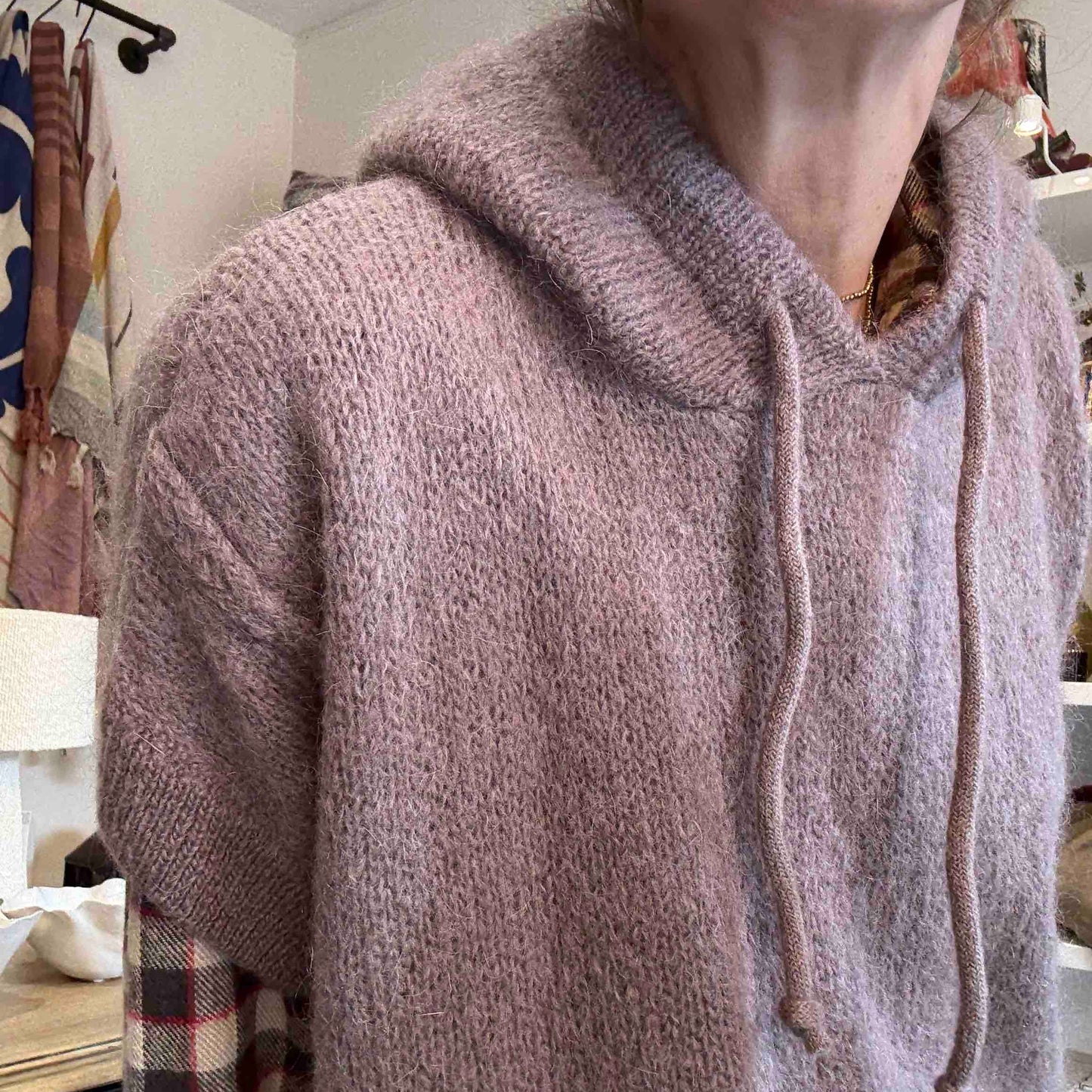 Pull à capuche Sonia - écru ou cappuccino