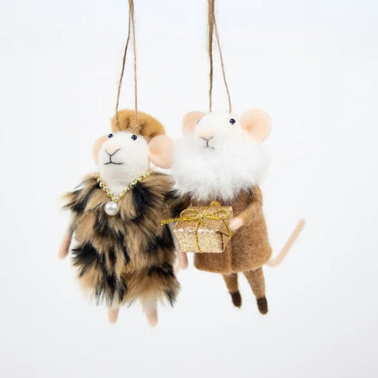 Souris - manteau léopard