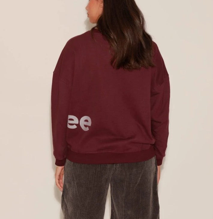 Sweat shirt Joy burgundy