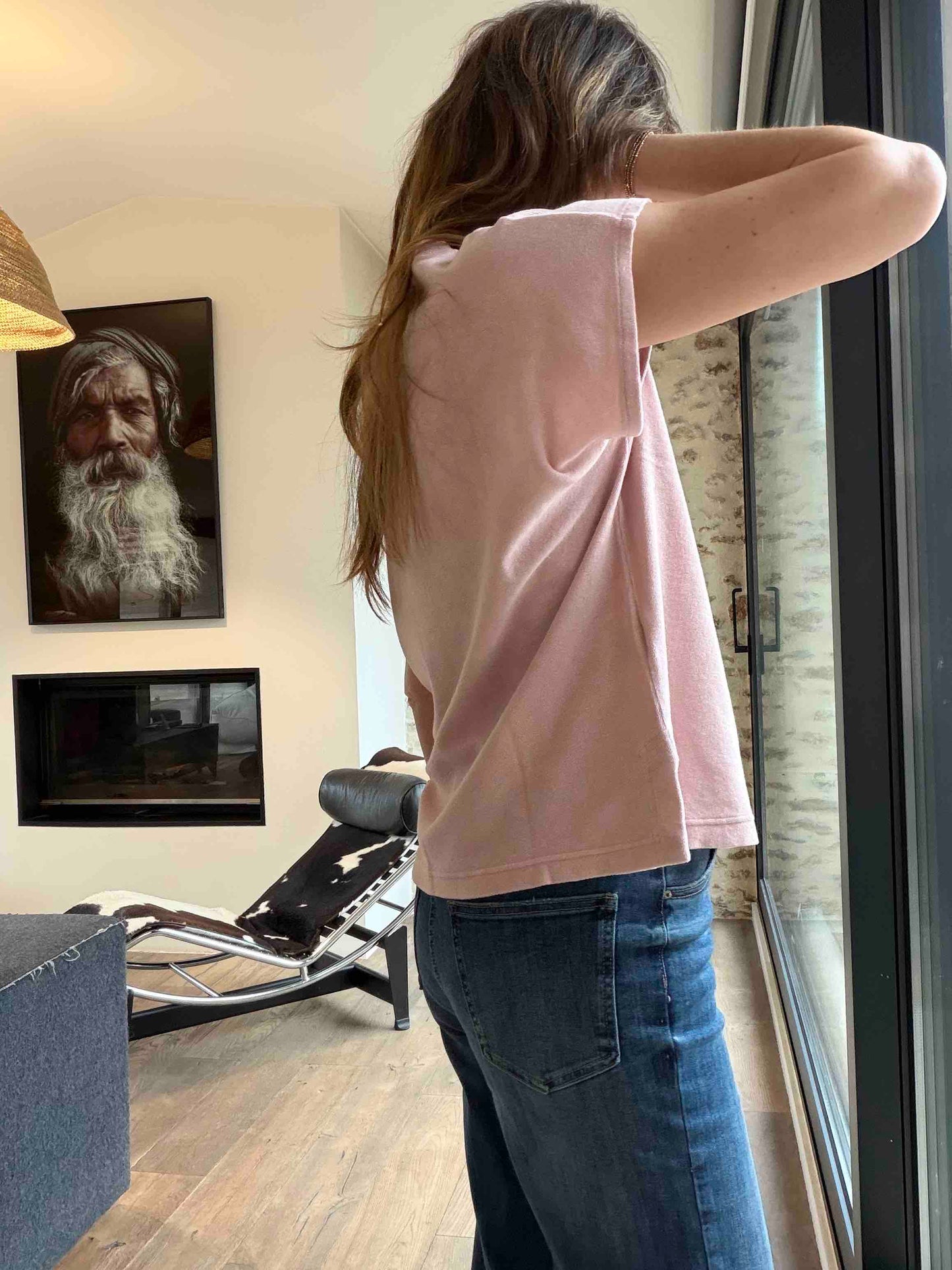 Tebrody pink terry t-shirt - Hartford