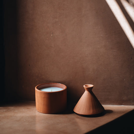 Bougie tajine terracotta