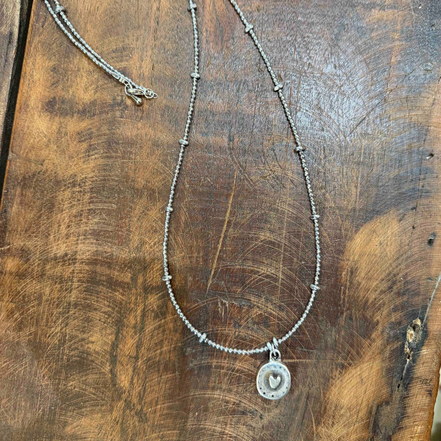 Sautoir Talisman argent