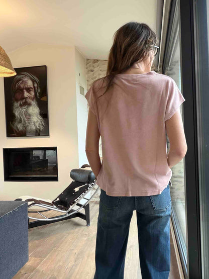 Tebrody pink terry t-shirt - Hartford