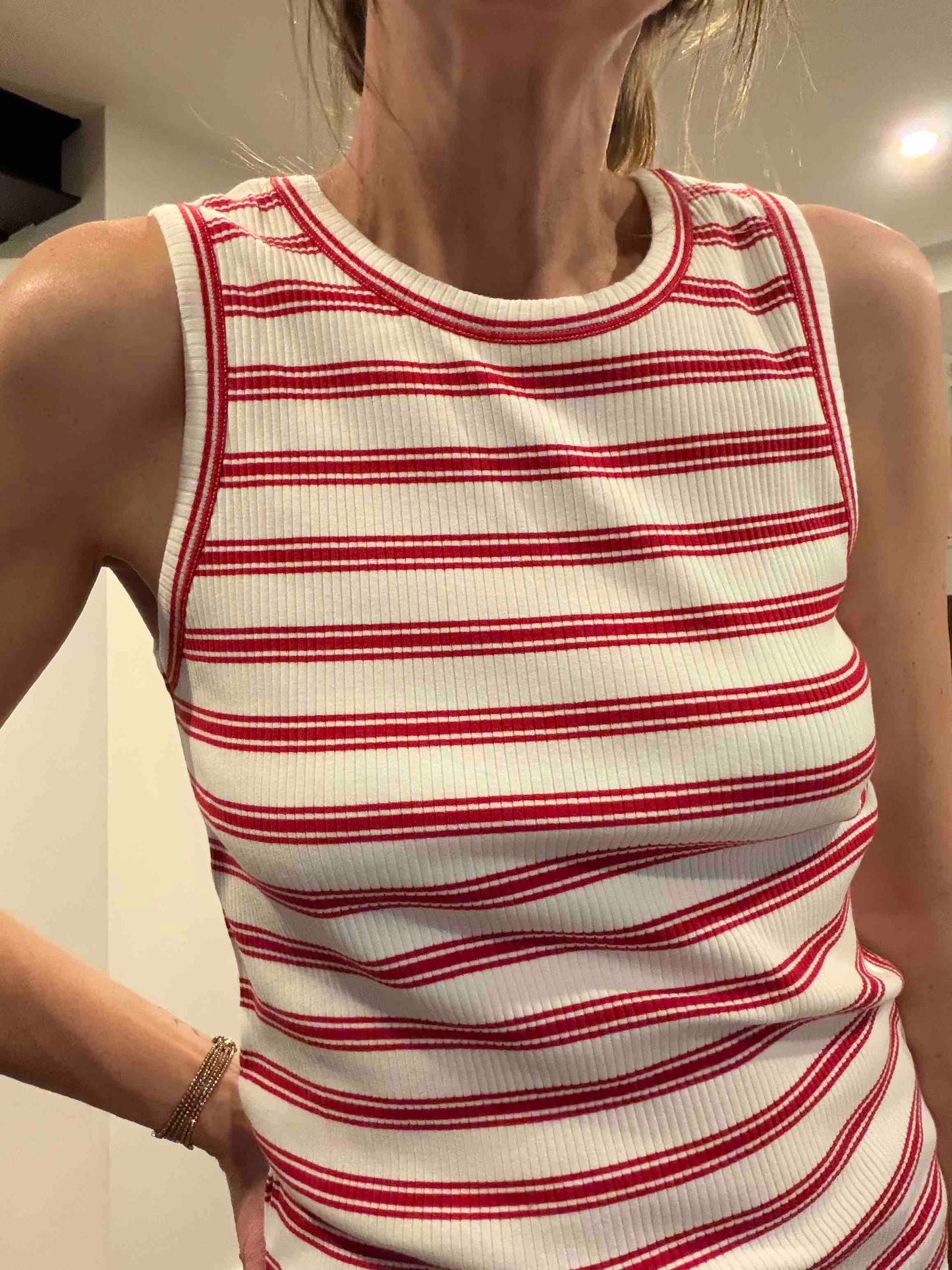 T-shirt Terrya blanc & tomato - Hartford