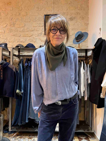 Petite écharpe triangle Jane laine et cachemire - 5 coloris