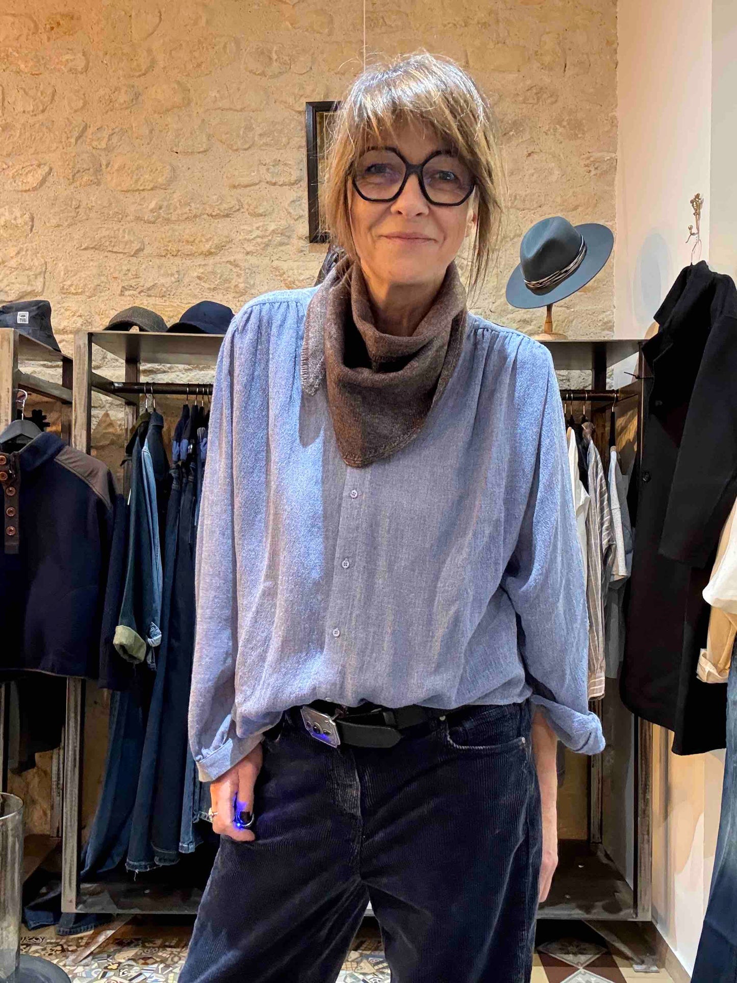 Petite écharpe triangle Jane laine et cachemire - 5 coloris