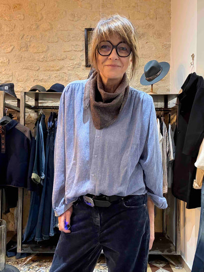 Petite écharpe triangle Jane laine et cachemire - 5 coloris