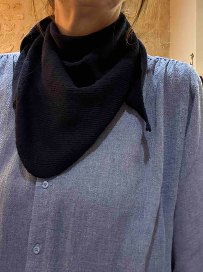 Petite écharpe triangle Jane laine et cachemire - 5 coloris