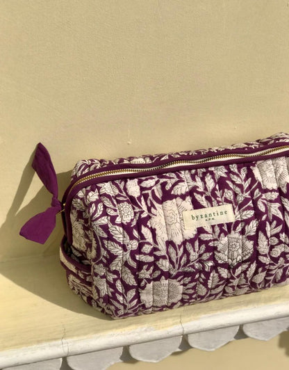 Petite trousse de toilette - Antioche Prune