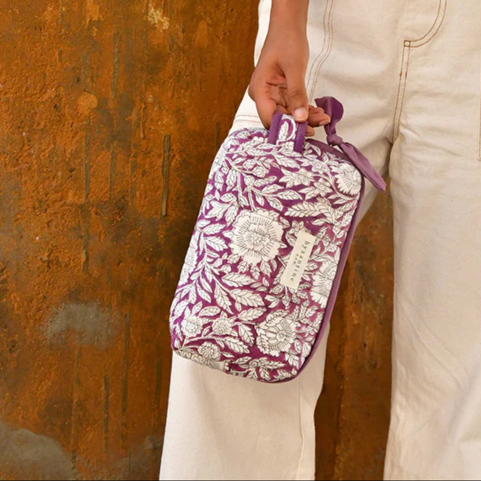 Petite trousse de toilette - Antioche Prune