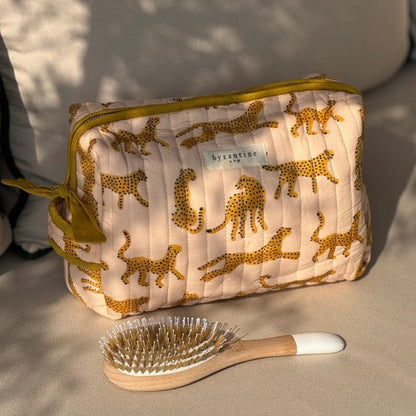 Trousse de toilette femme XL - Fauve rose