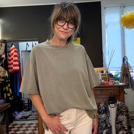 T-shirt Gulia - kaki ou sable