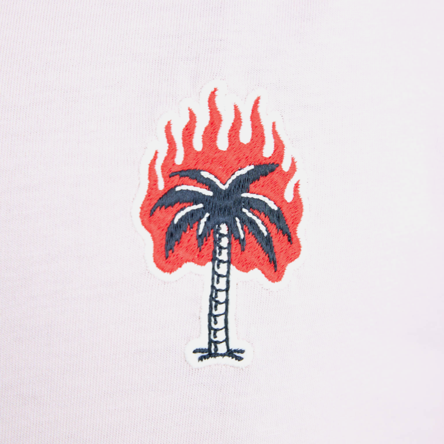 T-shirt patch thong burning rose - Pullin